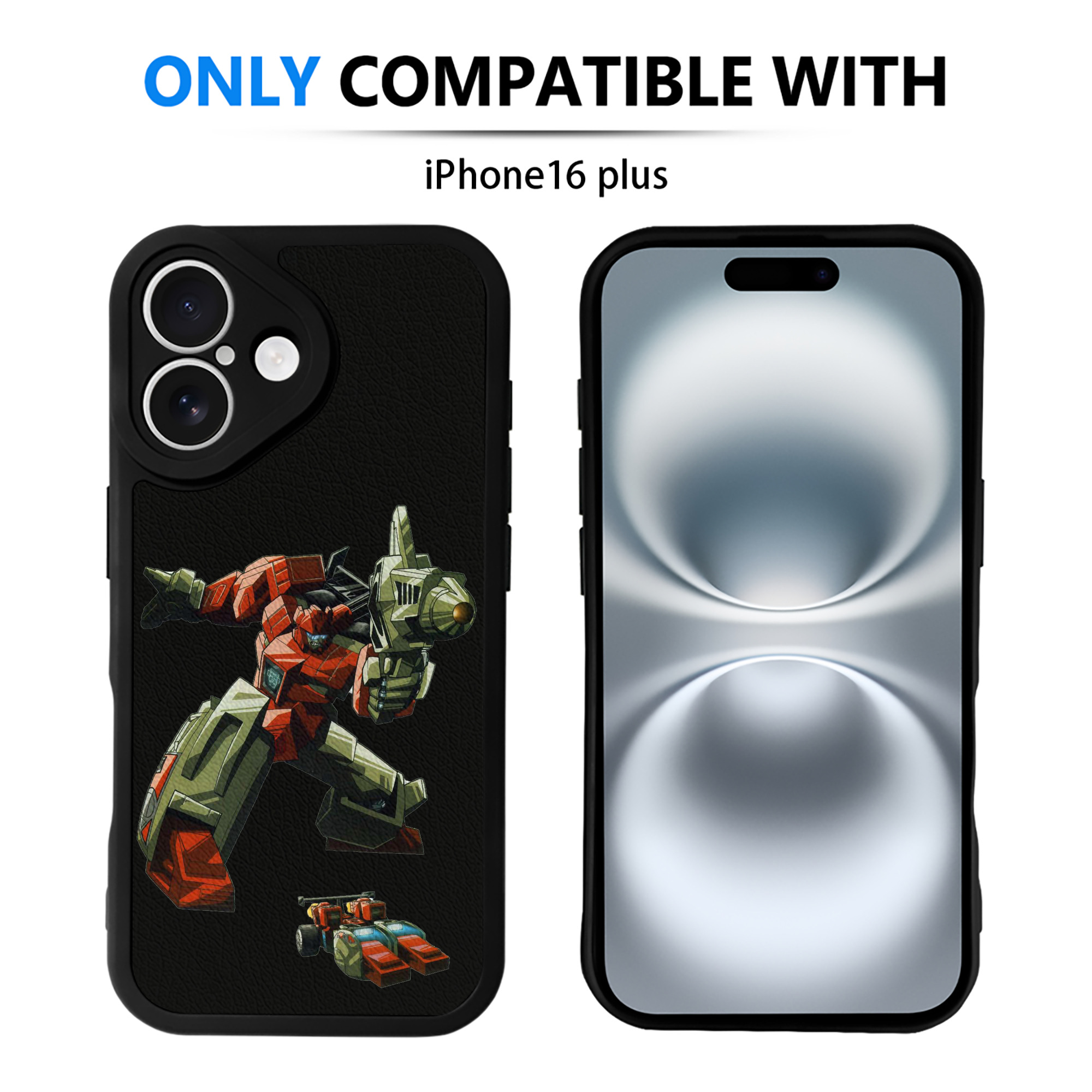 （画像用）  【iPhone 16シリーズ対応】シリコンスマホケース（レザー調） 材質：シリコン